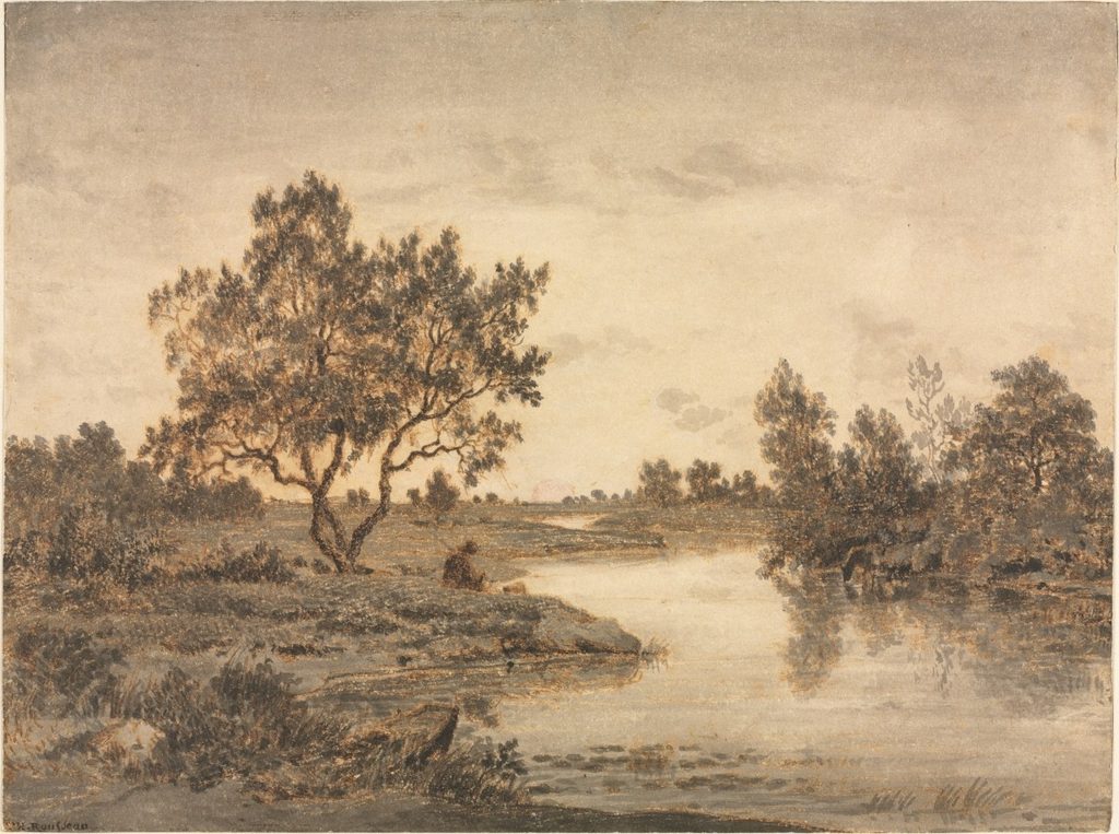 The Fisherman (Le Pêcheur) by Théodore Rousseau (French, 1812–1867)