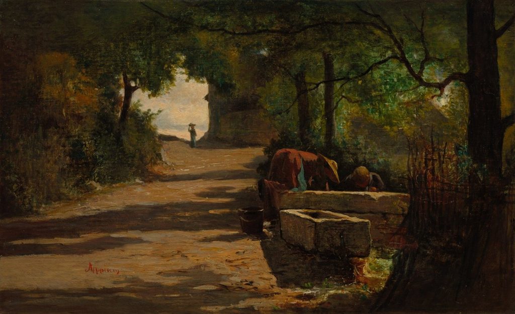 Well at the Side of a Road by Adolphe Appian (French, 1818–1898)