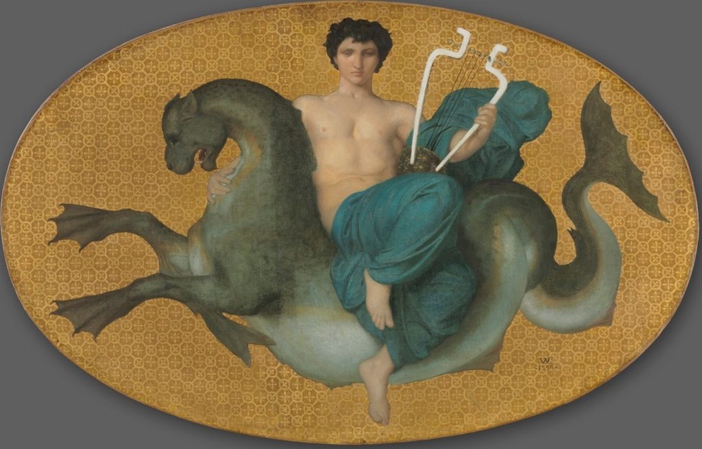 Arion on a Sea Horse by William Adolphe Bouguereau (French, 1825–1905)