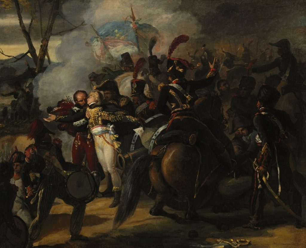 The Death of General Colbert by Victor Schnetz (French, 1787–1870)