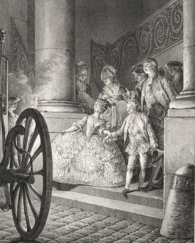 Rêtif de la Bretonne:  The Little Godparents by Jean-Michel the Younger Moreau (French, 1741–1814)