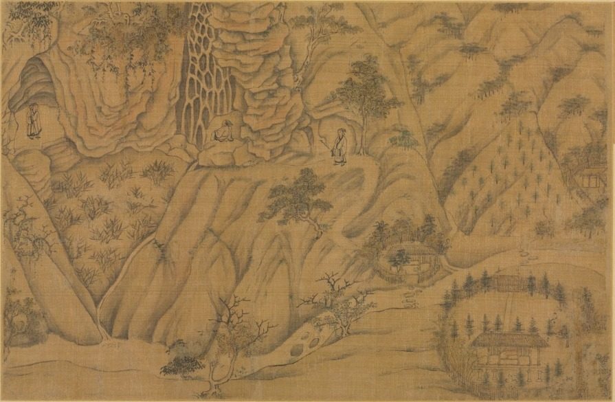 Dwelling in the Longmian ("Sleeping Dragon") Mountains by Li Gonglin (Chinese, c. 1049–1106)