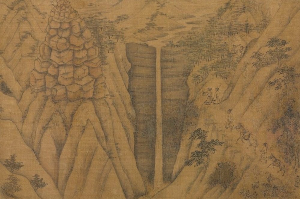 Dwelling in the Longmian ("Sleeping Dragon") Mountains by Li Gonglin (Chinese, c. 1049–1106)