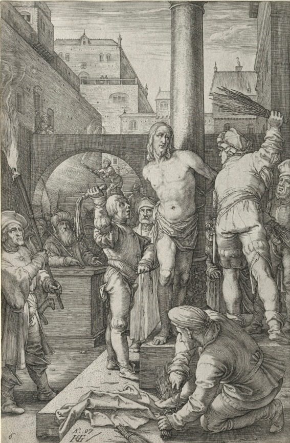 The Passion: The Flagellation by Hendrick Goltzius (Dutch, 1558–1617)