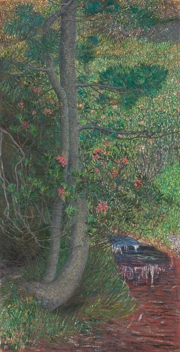 Pine Tree by Giovanni Segantini (Italian, 1858–1899)
