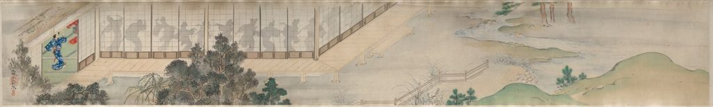 The Shadow Dancers by Yamamoto Baiitsu (Japanese, 1783–1856)