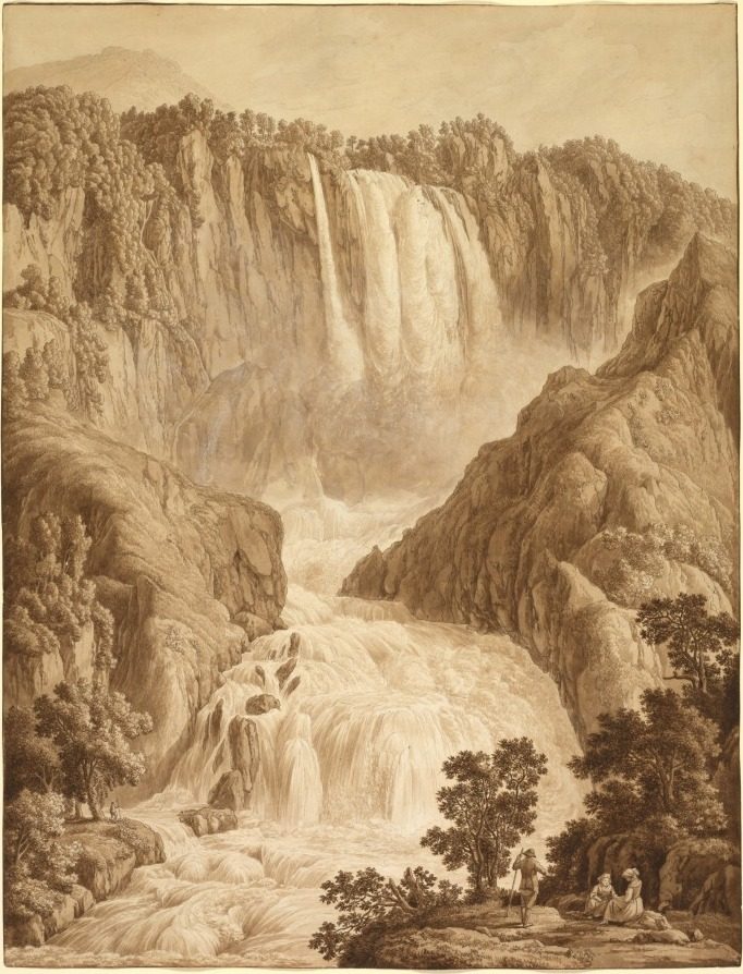 The Waterfall of Marmore at Terni by Philipp Hackert (German, 1737–1807)