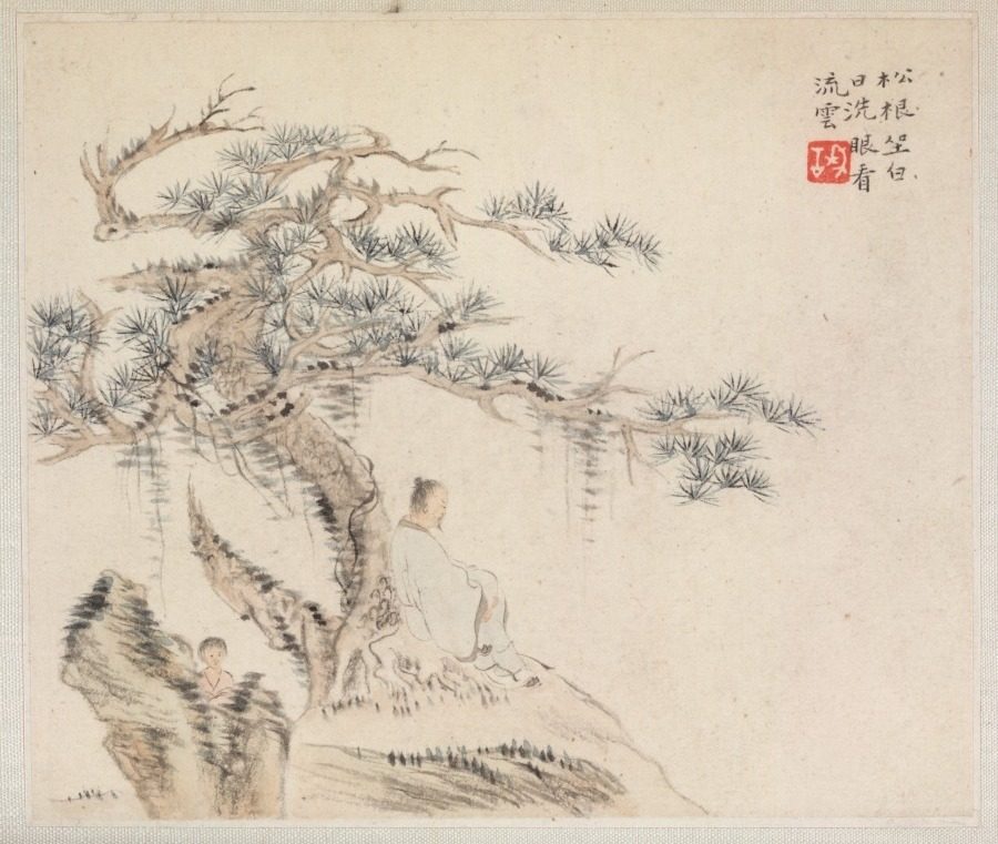 Album of Landscape Painting Illustrating Old Poems by Hua Yan (Chinese, 1682–c. 1765)