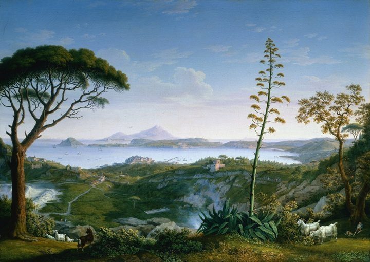 View of the Gulf of Pozzuoli from Solfatara by Philipp Hackert (German, 1737–1807)