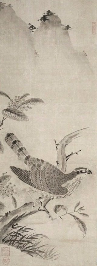 Hawk by Fujiwara Masayoshi (Japanese)