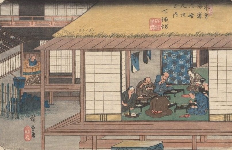 Shimosuwa, from Sixty-Nine Stations of the Kisokaidō by Utagawa Hiroshige (Japanese, 1797–1858)