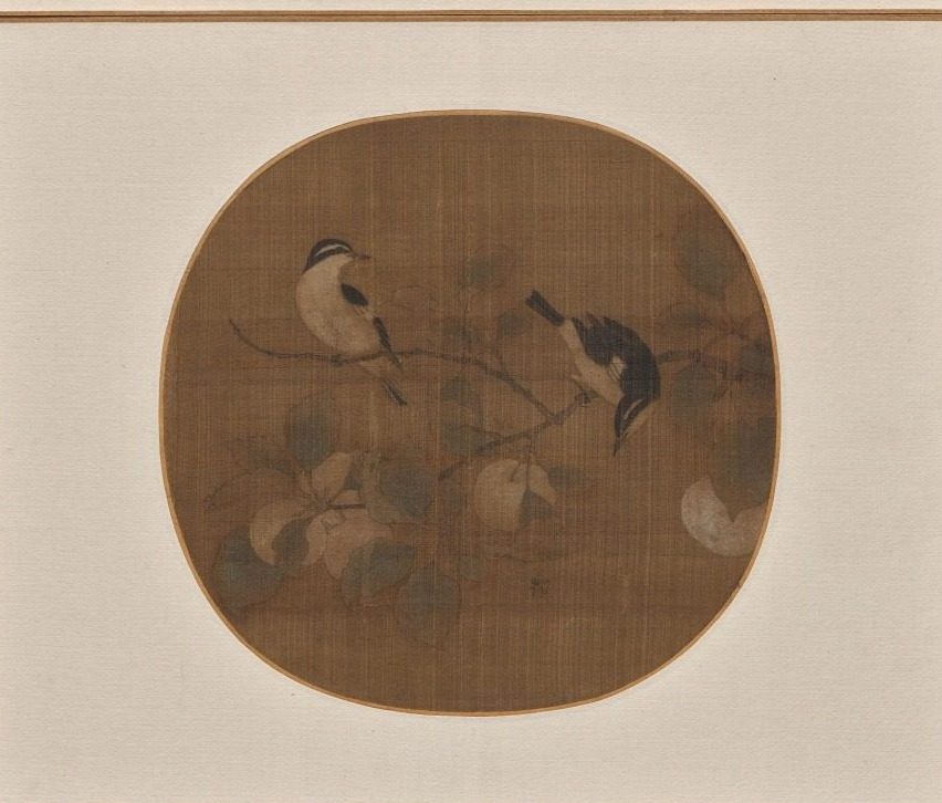 Birds on a Peach Branch