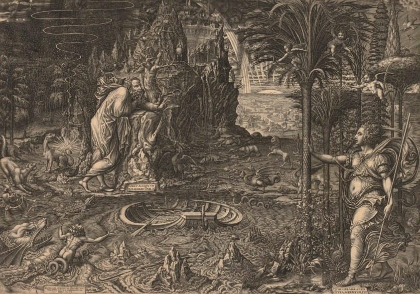 Allegory of Life by Giorgio Ghisi (Italian, 1520–1582)