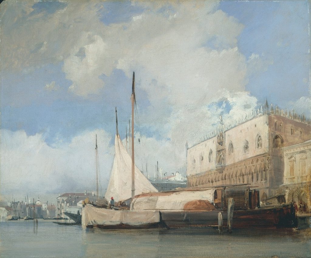 The Doge's Palace, Venice by Richard Parkes Bonington (British, 1802–1828)