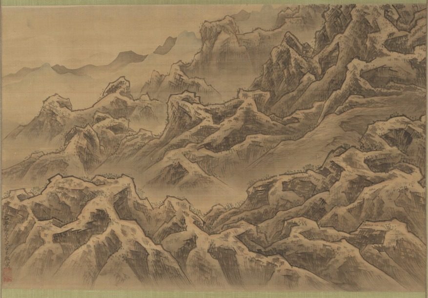 Mountains and Ravine by Suzuki Fuyō (Japanese, 1749–1816)
