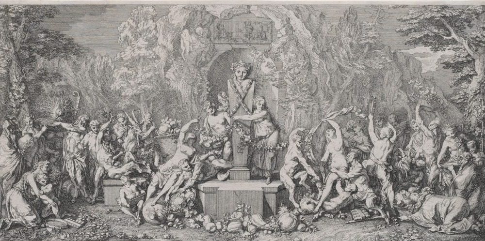 The Four Festivals:  Festival of Bacchus by Claude Gillot (French, 1673–1722)