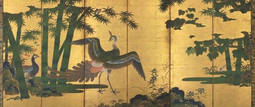 Peacocks and Bamboo by Tosa Mitsuyoshi (Japanese, 1539–1613)