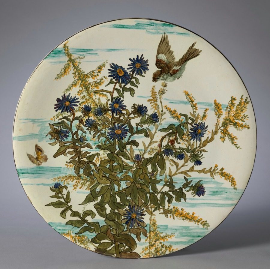 Plaque by John Bennett (American, 1840–1907)