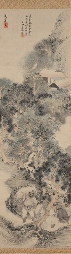 Happy Forest, from Water Margin by Matsumura Goshun (Japanese, 1752–1811)