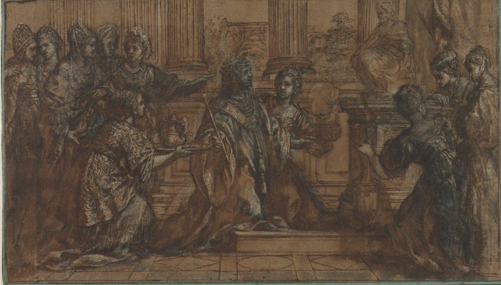 The Idolatry of Solomon by Pietro da Cortona (Italian, 1596–1669)