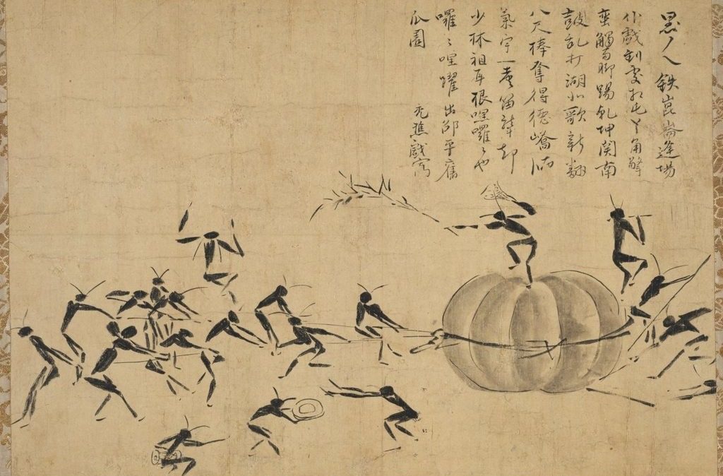 Festival of Insects by Motsurin Jōtō (Japanese, d. 1492)