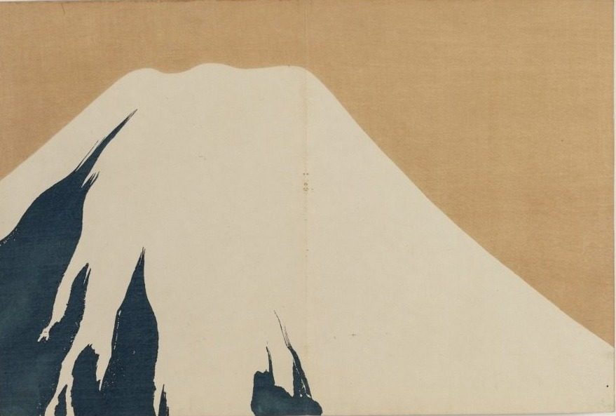 Flowers of a Hundred Worlds (Momoyogusa): Mount Fuji (Fuji) by Kamisaka Sekka (Japanese, 1866–1942)
