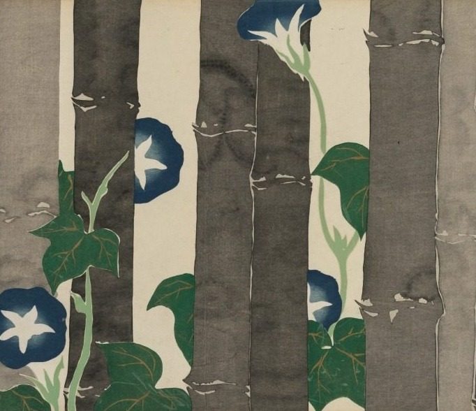 Flowers of a Hundred Worlds (Momoyogusa): Morning Glories (Asagao) by Kamisaka Sekka (Japanese, 1866–1942)