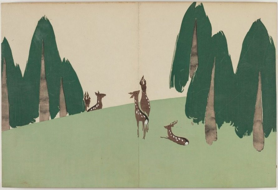 Flowers of a Hundred Worlds (Momoyogusa): Kasuga Plain (Kasugano) by Kamisaka Sekka (Japanese, 1866–1942)