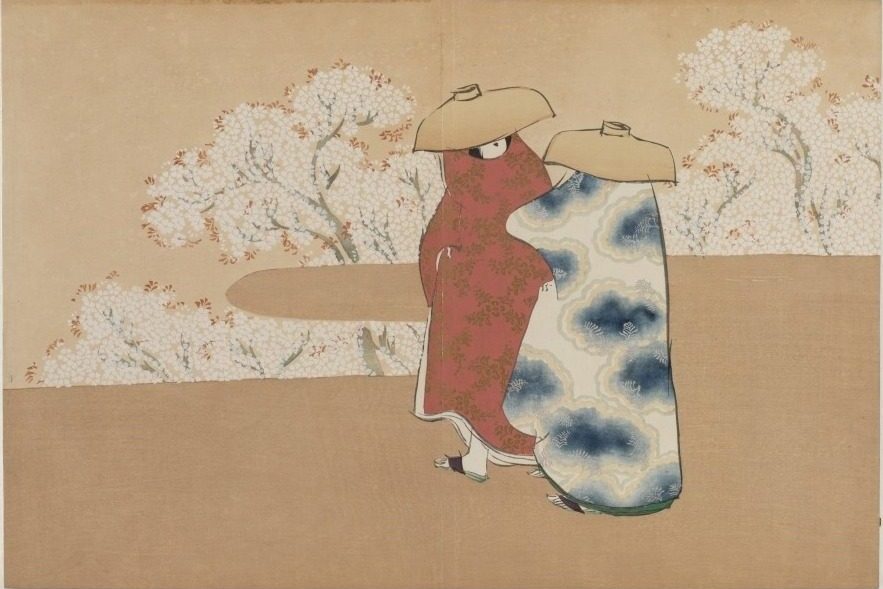 Flowers of a Hundred Worlds (Momoyogusa): The Third Month (Yayoi) by Kamisaka Sekka (Japanese, 1866–1942)