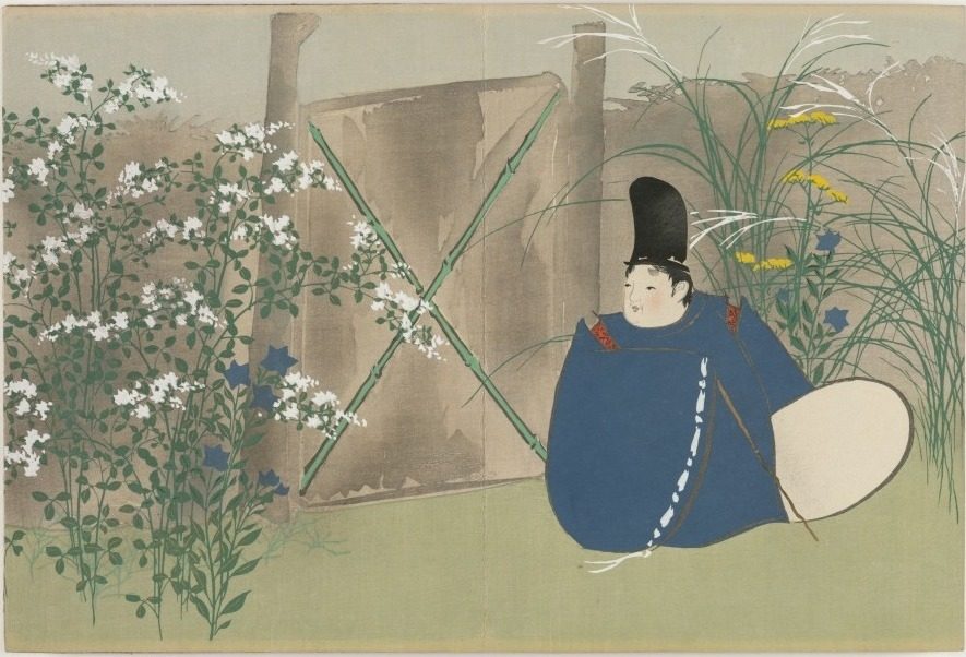 Flowers of a Hundred Worlds (Momoyogusa): Nakaguni (Nakaguni) by Kamisaka Sekka (Japanese, 1866–1942)