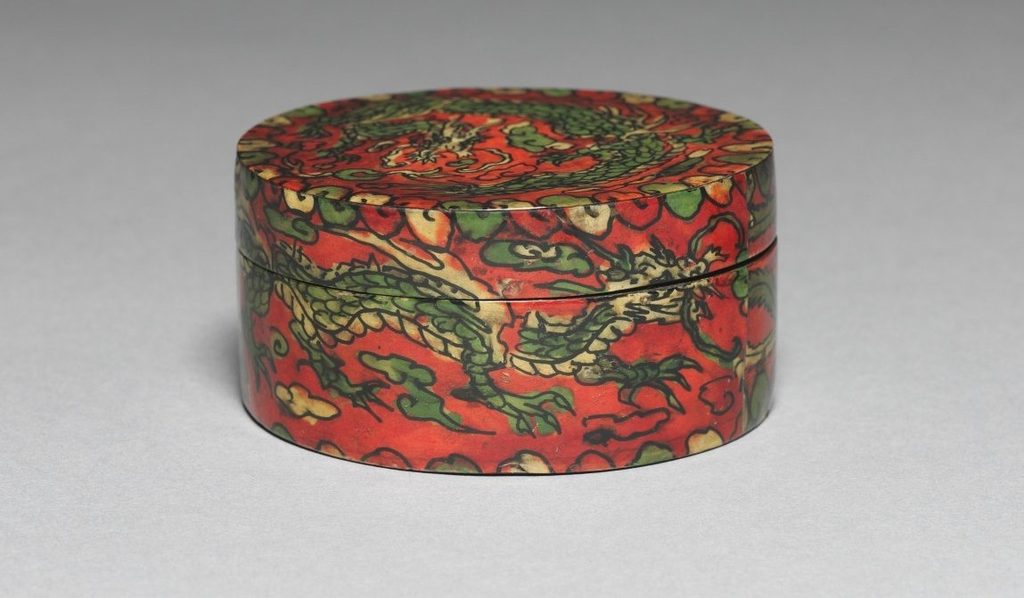 Incense Box with Dragon Design