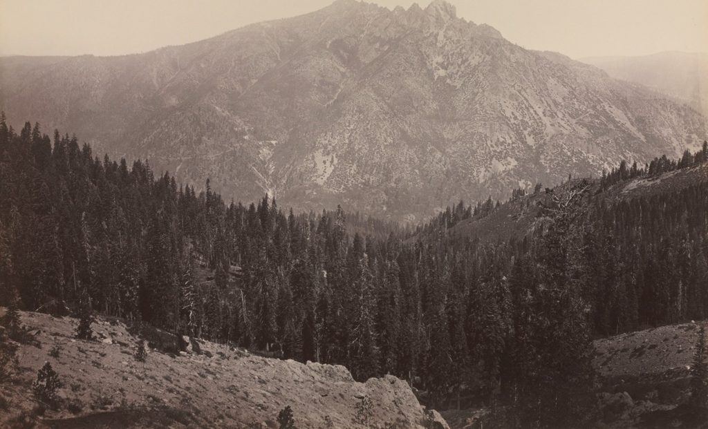 Davoncastle Butte, Sierra Nevada by Carleton E. Watkins (American, 1829–1916)