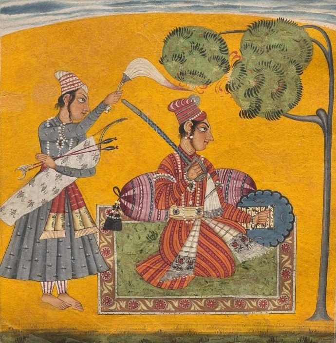 Dipak Raga, One of the Thirty-Six Melodies (Ragamala): Personifying Love