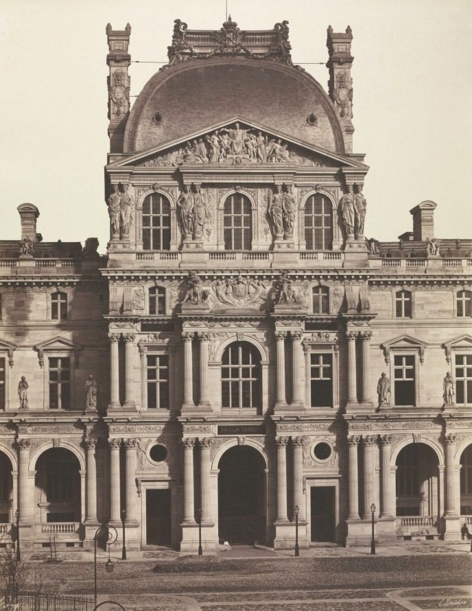 Pavilion Richelieu, Louvre, Paris by Édouard Baldus (French, 1813–1889)