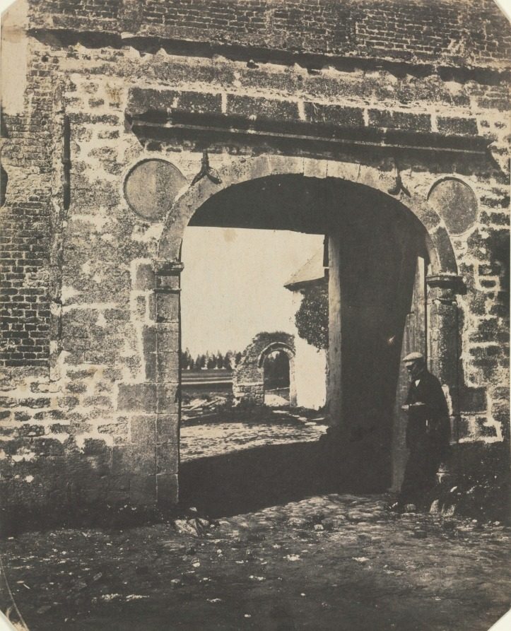 Arch in Farmyard, Swansea by Calvert Richard Jones (British, 1804–1877)