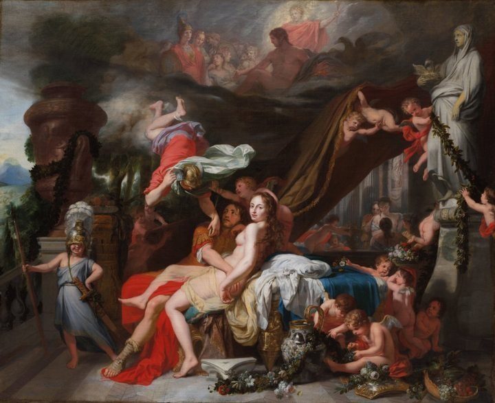 Hermes Ordering Calypso to Release Odysseus by Gerard de Lairesse (Flemish, 1641–1711)