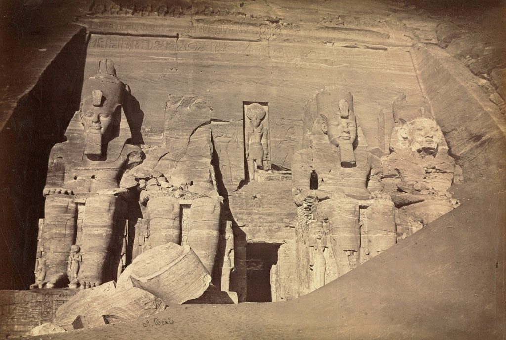 Temple of Ramesses II, Abu Simbel by Antonio Beato (British, c. 1825–1903)