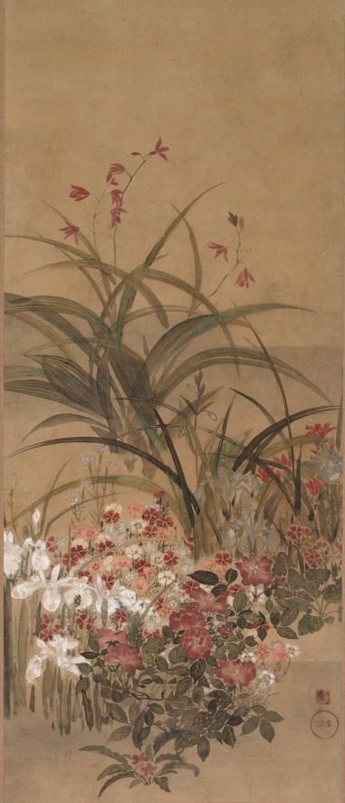 Summer Flowers by Kitagawa Sōsetsu (Japanese, active 1639–50)
