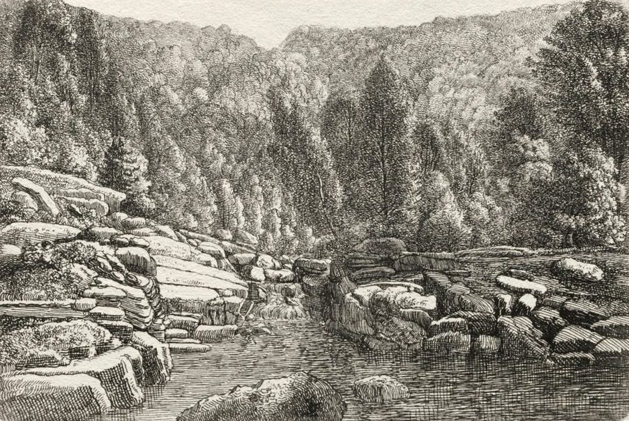 Water in the Mountains by Christoph Nathe (German, 1753–1806)