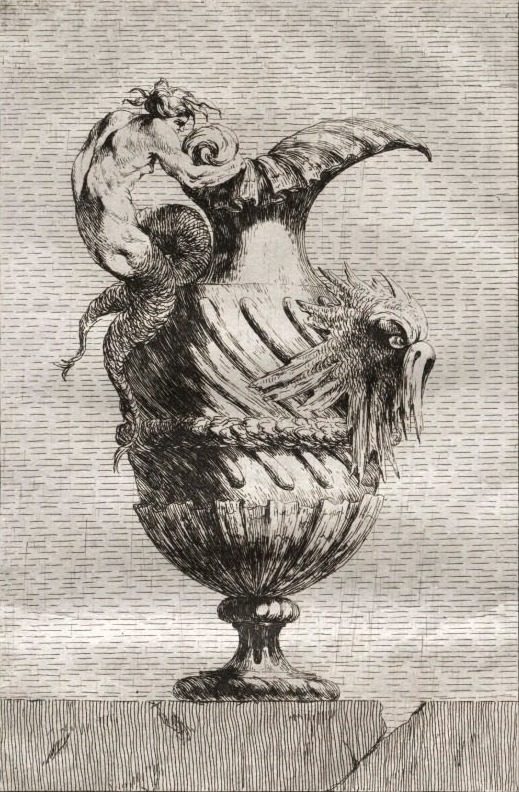 Suite of Vases:  Plate 16 by Jacques François Saly (French, 1717–1776)