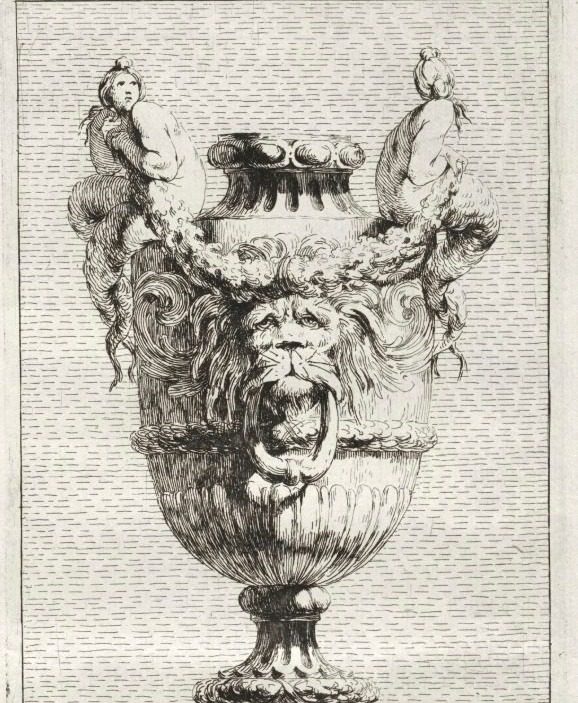 Suite of Vases:  Plate 1 by Jacques François Saly (French, 1717–1776)