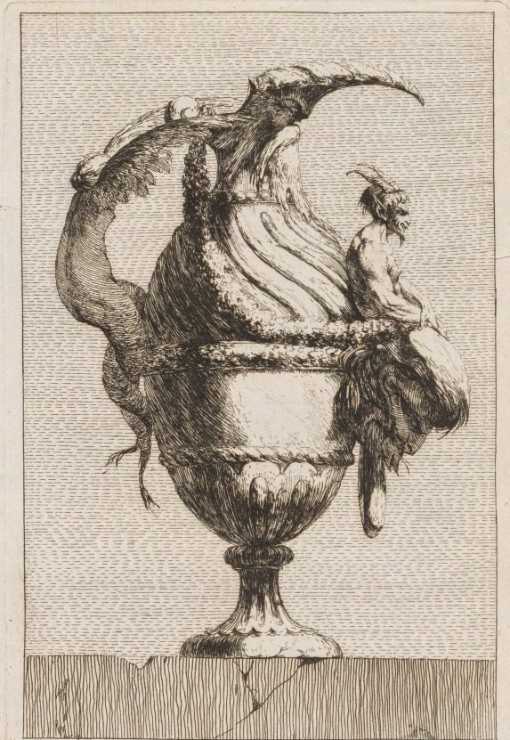 Suite of Vases:  Plate 24 by Jacques François Saly (French, 1717–1776)