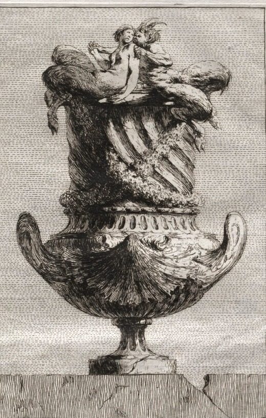 Suite of Vases:  Plate 25 by Jacques François Saly (French, 1717–1776)