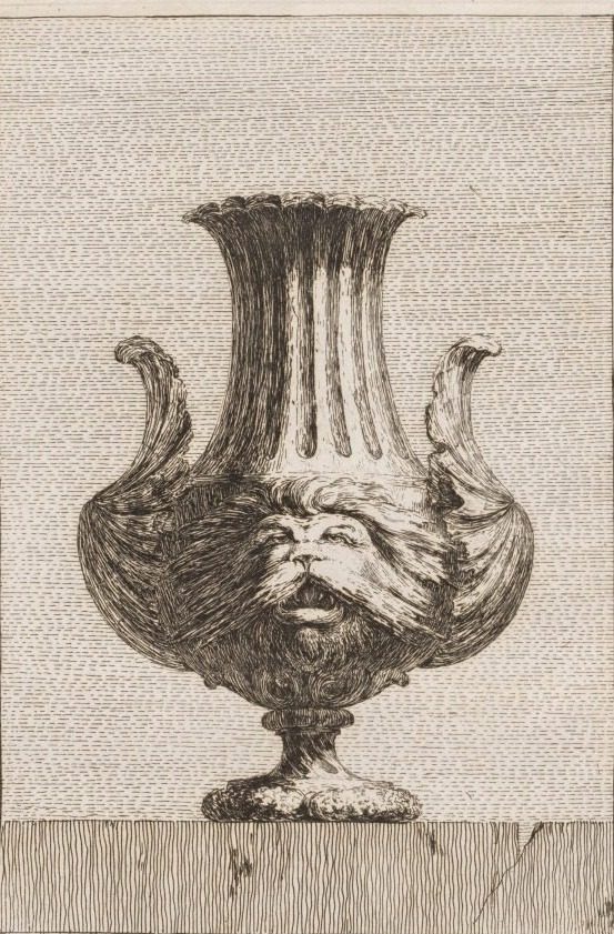 Suite of Vases:  Plate 6 by Jacques François Saly (French, 1717–1776)