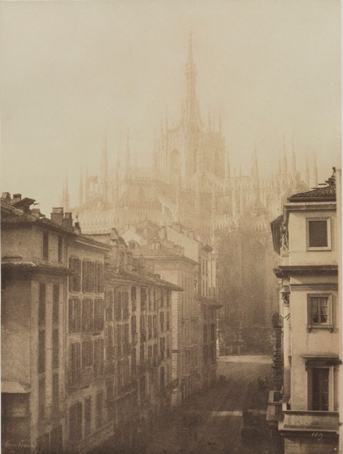 Cathedral from Corso Francesco, Milan by Léon Gérard (French)