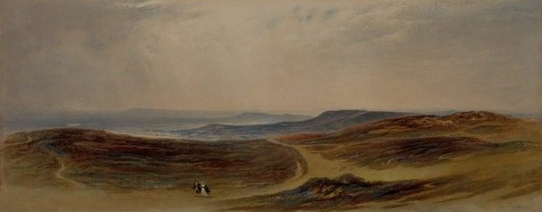 The Valley of the Tyne, My Native Country near Henshaw by John Martin (British, 1789–1854)