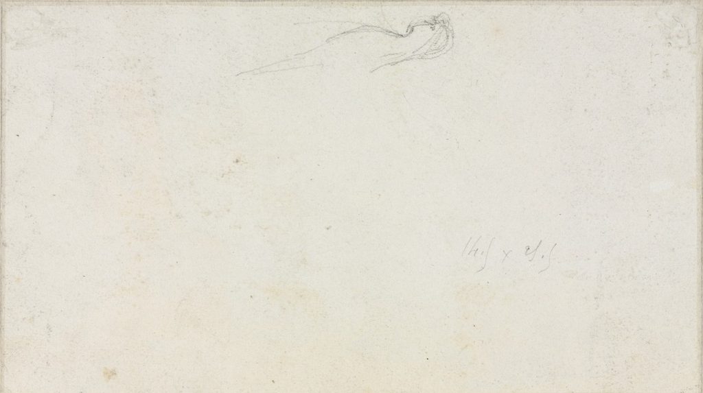 Sketch of a Sphinx [?] (verso) by Luc-Olivier Merson (French, 1846–1920)