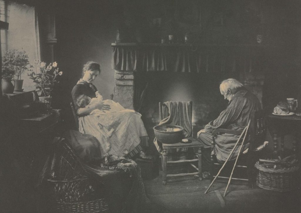 Dawn and Sunset by Henry Peach Robinson (British, 1830–1901)