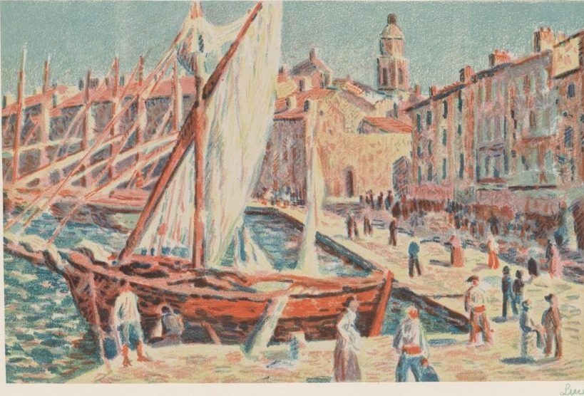 Saint-Tropez by Maximilien Luce (French, 1858–1941)