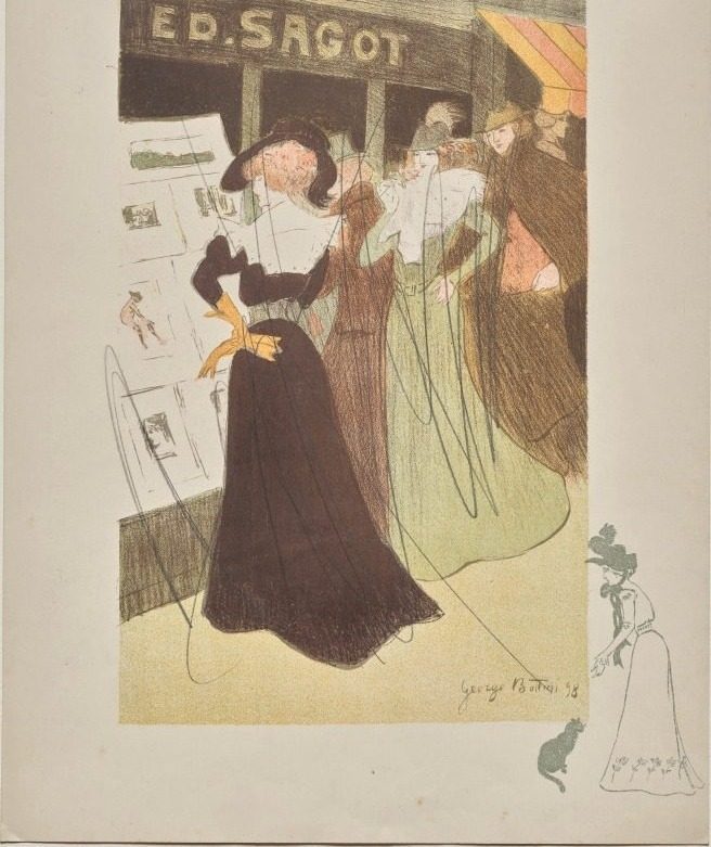 Sagot's Gallery by Georges Alfred Bottini (French, 1874–1907)